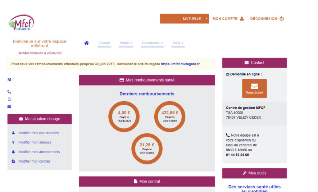 Mutuelle Unéo Mon Espace Adhérent Mes Remboursements