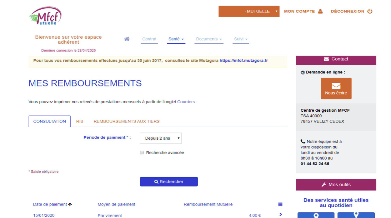 Mutuelle Unéo Mon Espace Adhérent Mes Remboursements